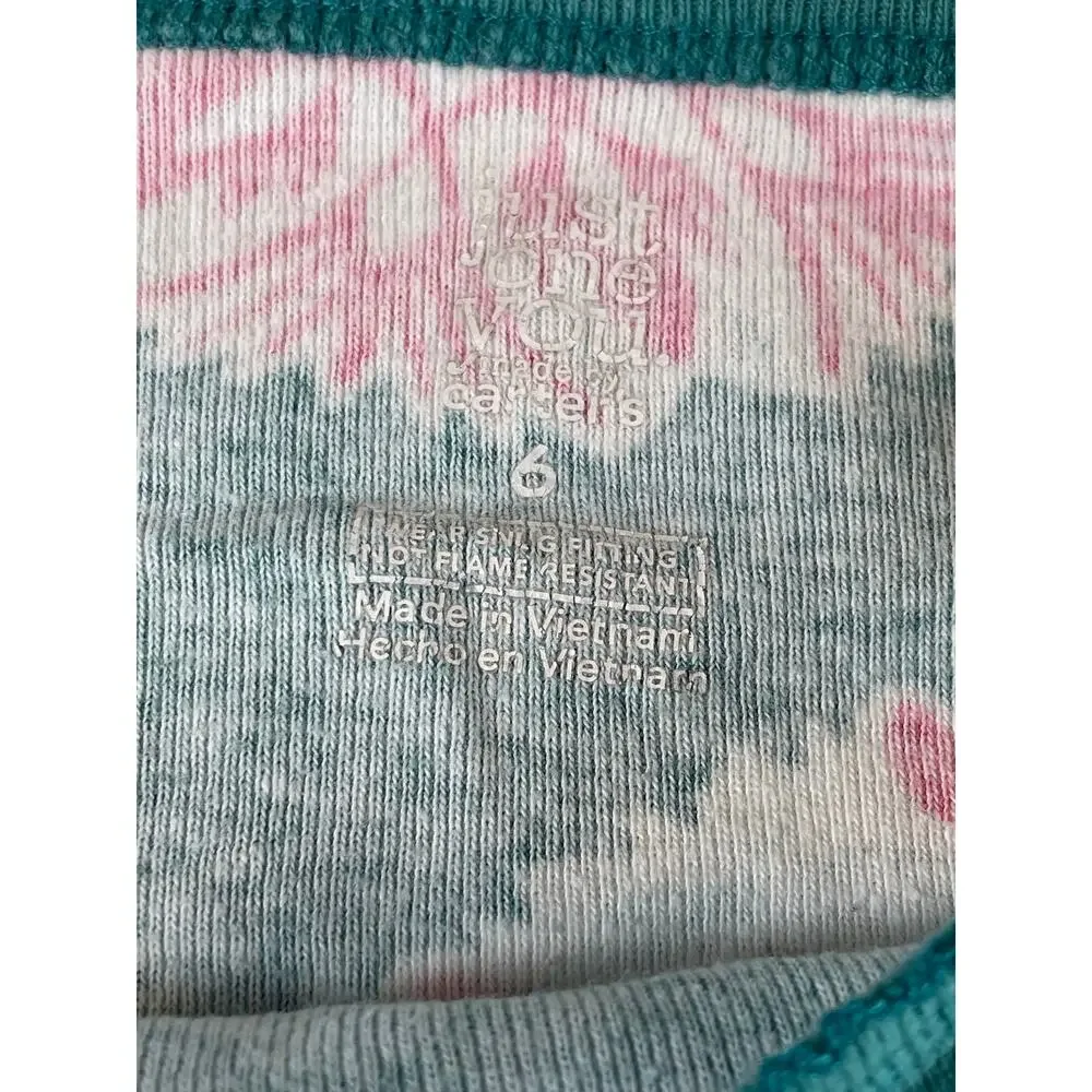 Carter's Just One You Girls' 6 Floral Snug Fit Pajama Set